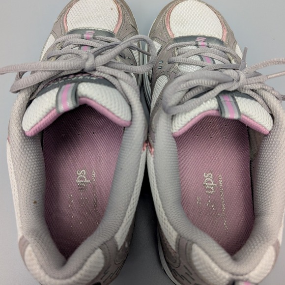 Skechers Shoes Women's Size 9.5 Gray Pink Walking Tone Ups Athletic Sneakers - Picture 10 of 12